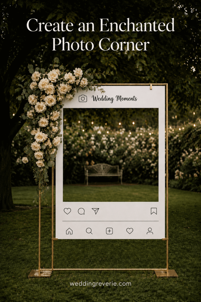 Garden wedding ideas that feel like fairytale-Photo Corner